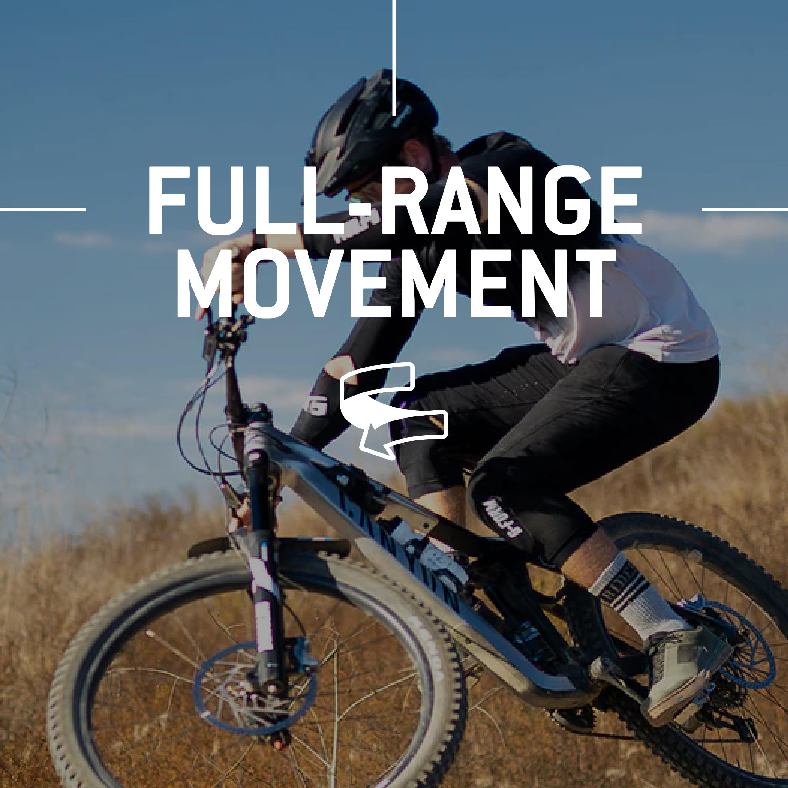 G-Form Terra Mountain Bike Elbow Guards - Breathable Protective Elbow Pads for Cycling & Mountain Biking - Flexible Unisex Elbow Armor for Athletes - Perfect for Trail Riding, Downhill & BMX Racing