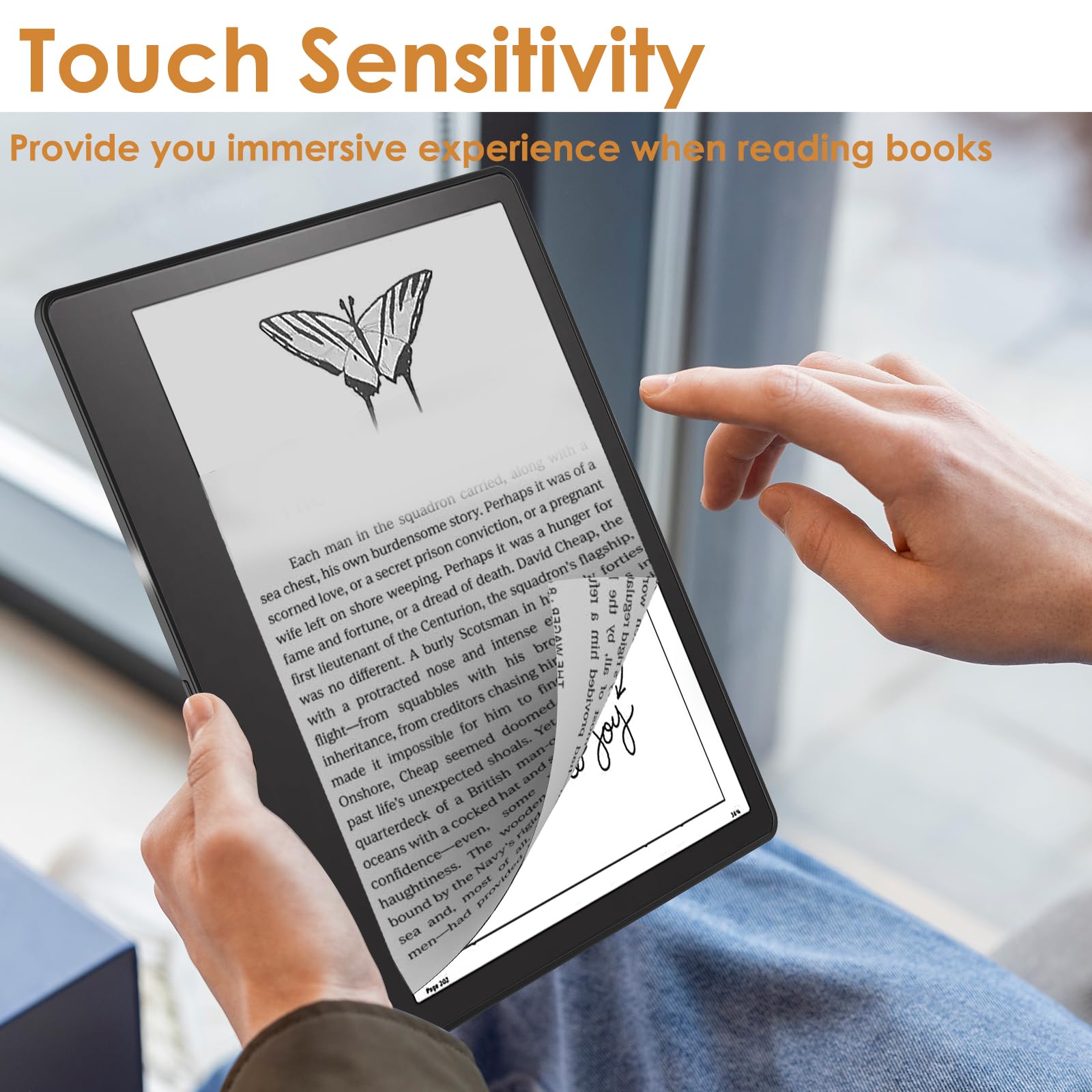 2-Pack Tempered Glass Screen Protector for Kindle Scribe 10.2