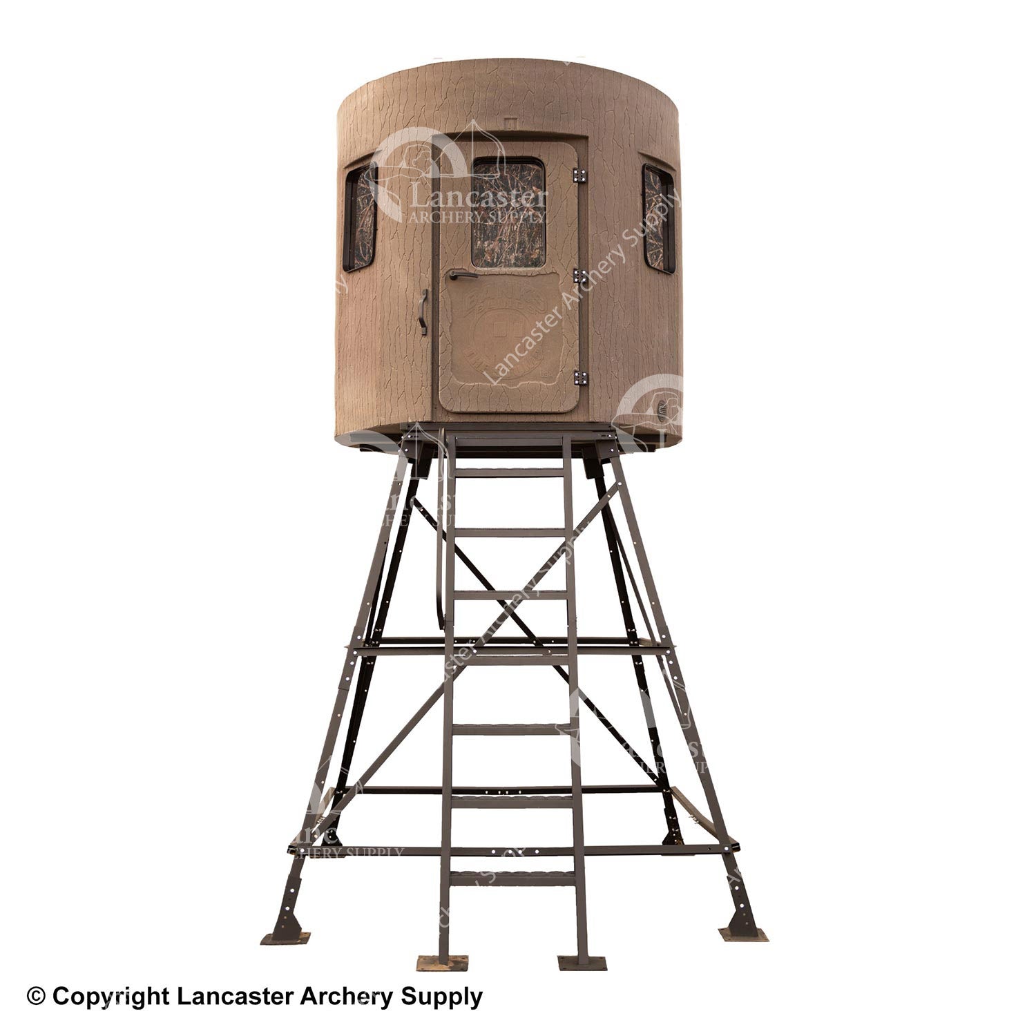 Banks Outdoors The Stump 4 Whitetail Hunting Blind - Premium Deer Hunting Ground Blind for Whitetail Properties - Perfect for Bow Hunting, Rifle Hunting, and Wildlife Observation