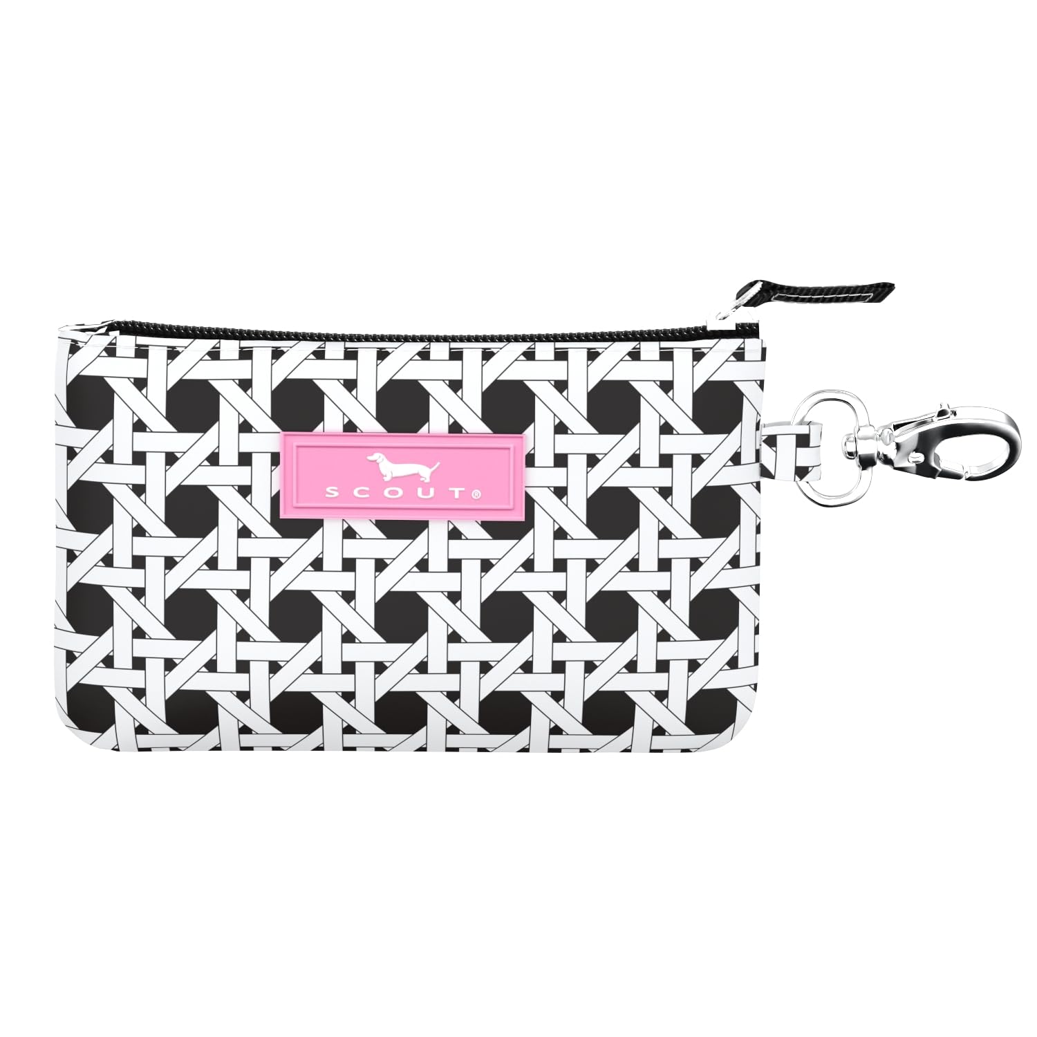 SCOUT IDKase Card Holder for Women - Slim Mini Keychain Wallet with Zip Closure - Perfect for Travel, Work & Everyday Essentials Organization