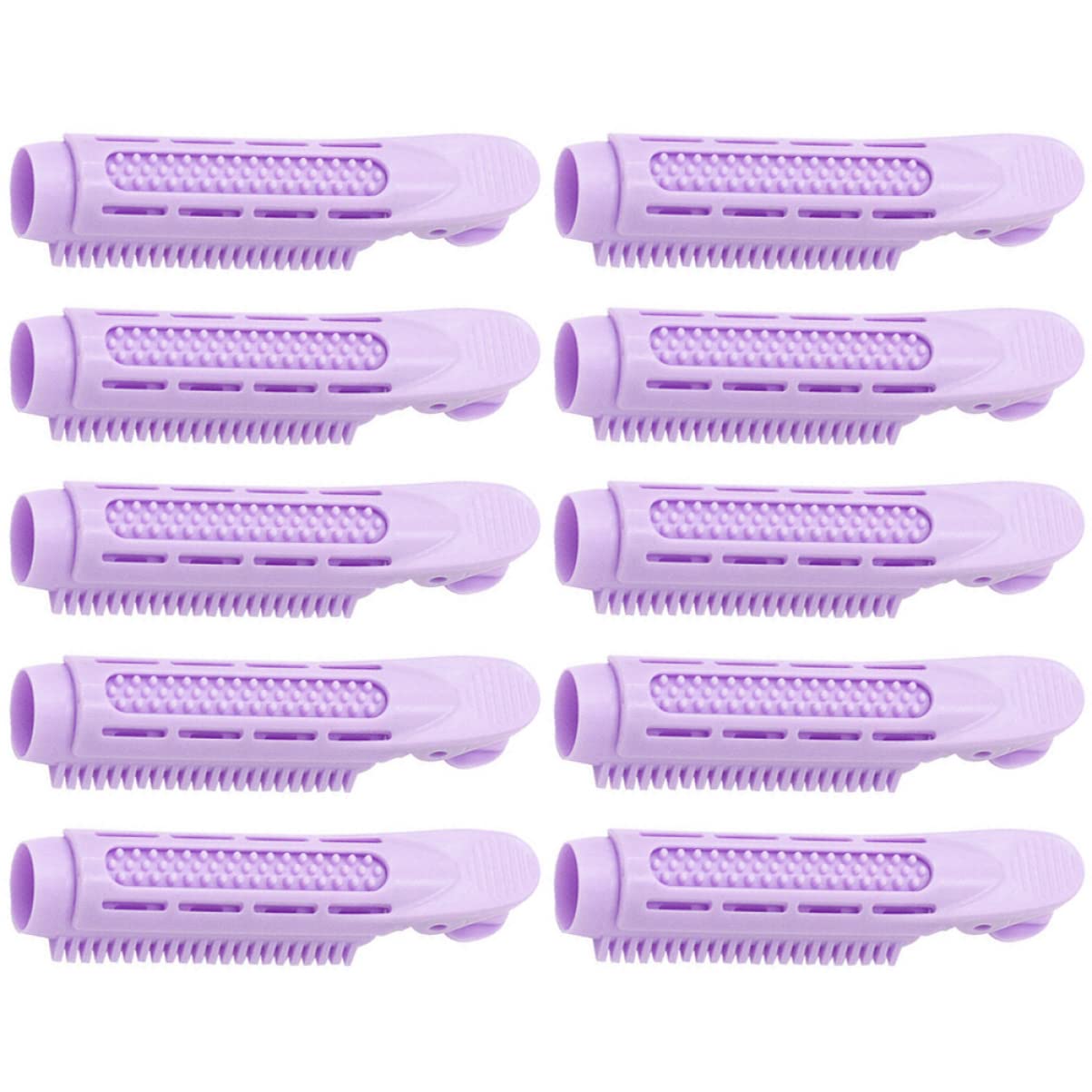 Minkissy Bangs Curler Roller Jaw Clamps Hair Clips - Professional Hairdressing Root Clips for Curly Hair Volume, DIY Hair Styling Tools & Rollers for Voluminous Waves - Perfect for Salon, Home Use & Party Hairstyles