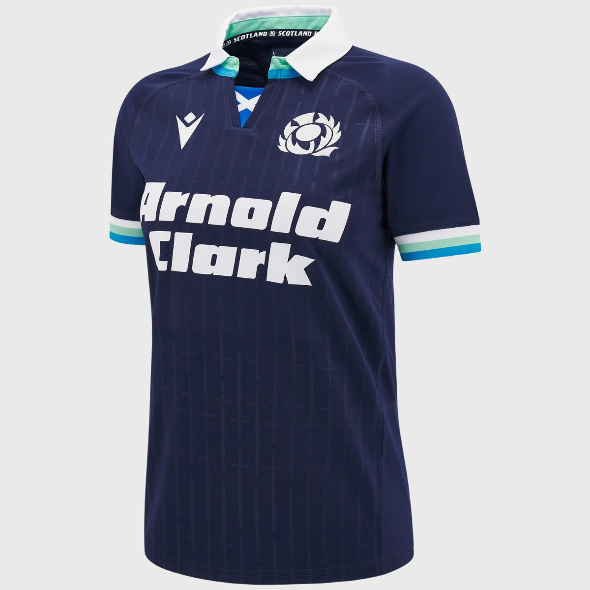 2024/25 Scotland Women's Home Replica Rugby Shirt - Macron Official Jersey for Fans & Players - Perfect for Match Days & Sports Events