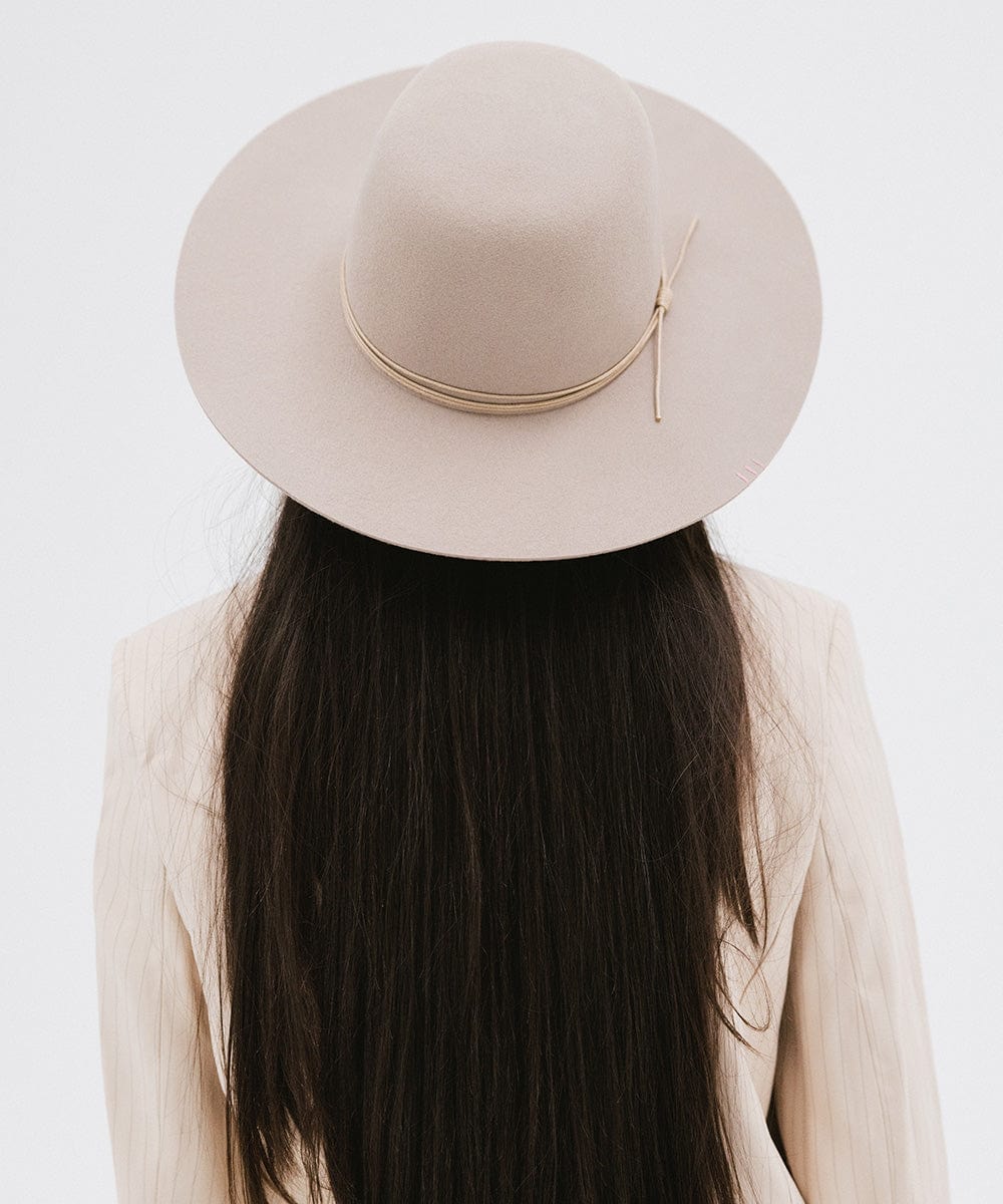 Rue Open Crown Hat - Stylish Summer Sun Hat for Women, Wide Brim Floppy Hat for Beach, Garden & Outdoor Activities