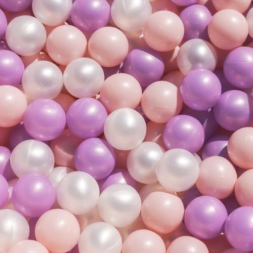 Pearl Pink, Purple, White