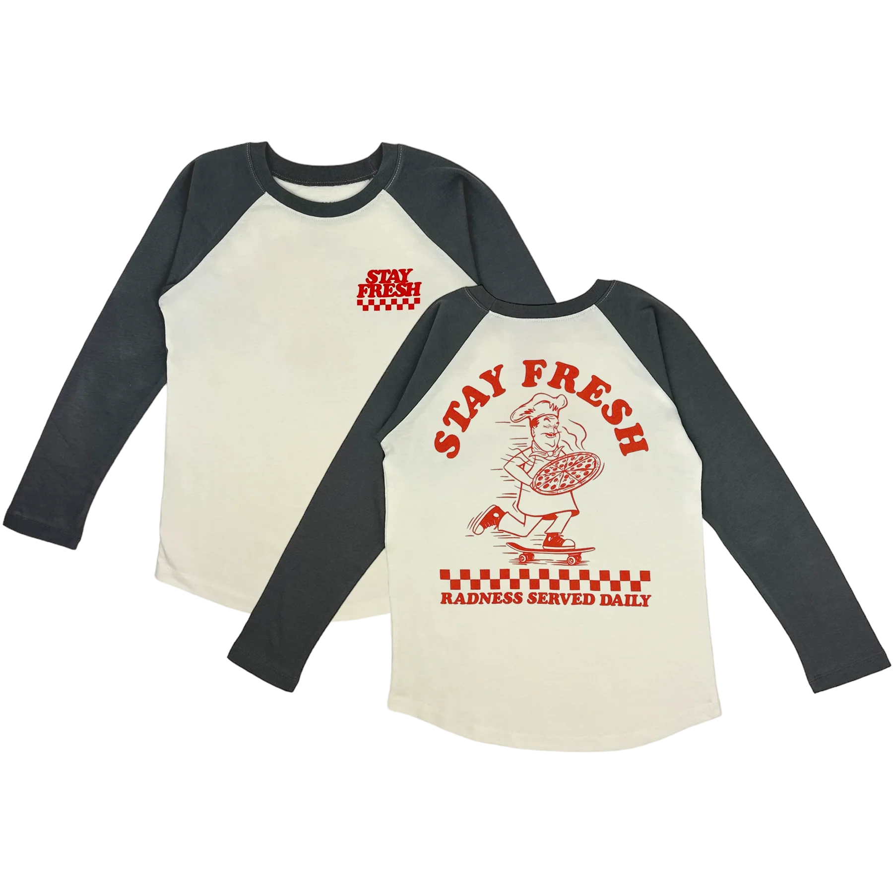 Tiny Whales Stay Fresh Long Sleeve Baby Boys & Girls Shirt - Soft Cotton Comfort for Playdates, School & Family Photos
