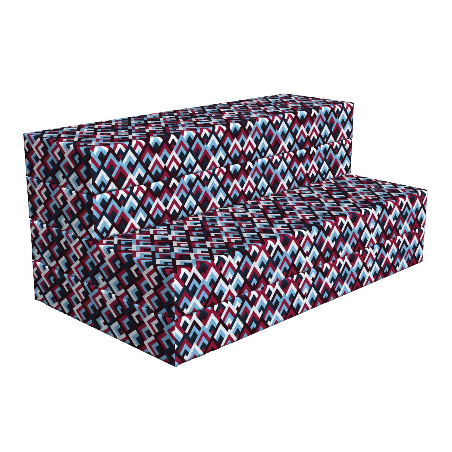 Ambesonne Geometric Triangle Foldable Mattress - 78.7