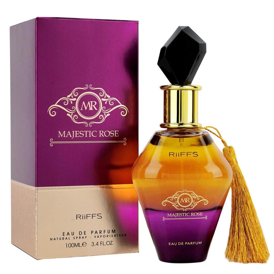 Riiffs Majestic Rose Eau de Parfum for Women - 100ml Floral Fragrance | Perfect for Date Nights & Special Occasions