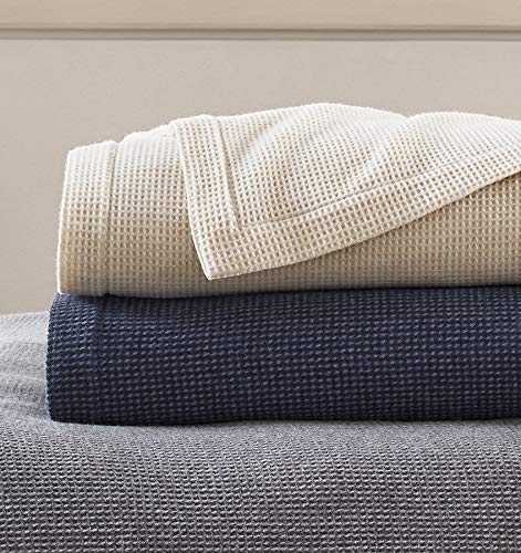 Luxury Sferra Talida Blanket - Soft Grey & Pewter Full/Queen Size - Premium Bedding for Cozy Nights & Hotel-Style Comfort