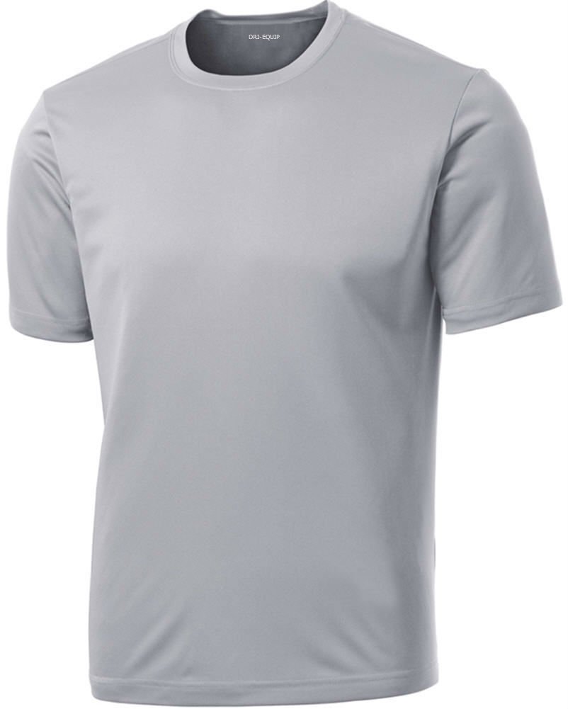 DRIEQUIP Men's Big & Tall Moisture Wicking Quick Dry Athletic T-Shirt - Breathable Workout Shirt for Gym, Running & Outdoor Sports