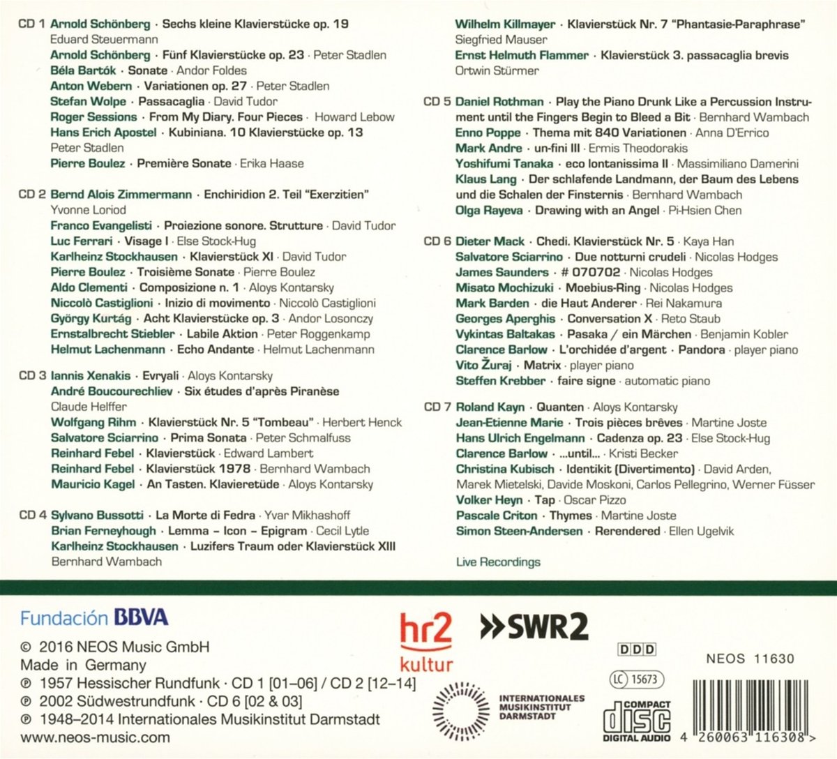 Darmstadt Aural Documents - Box 4 / Various Artists | Experimental Music Collection | Perfect for Avant-Garde Enthusiasts & Sound Art Studios