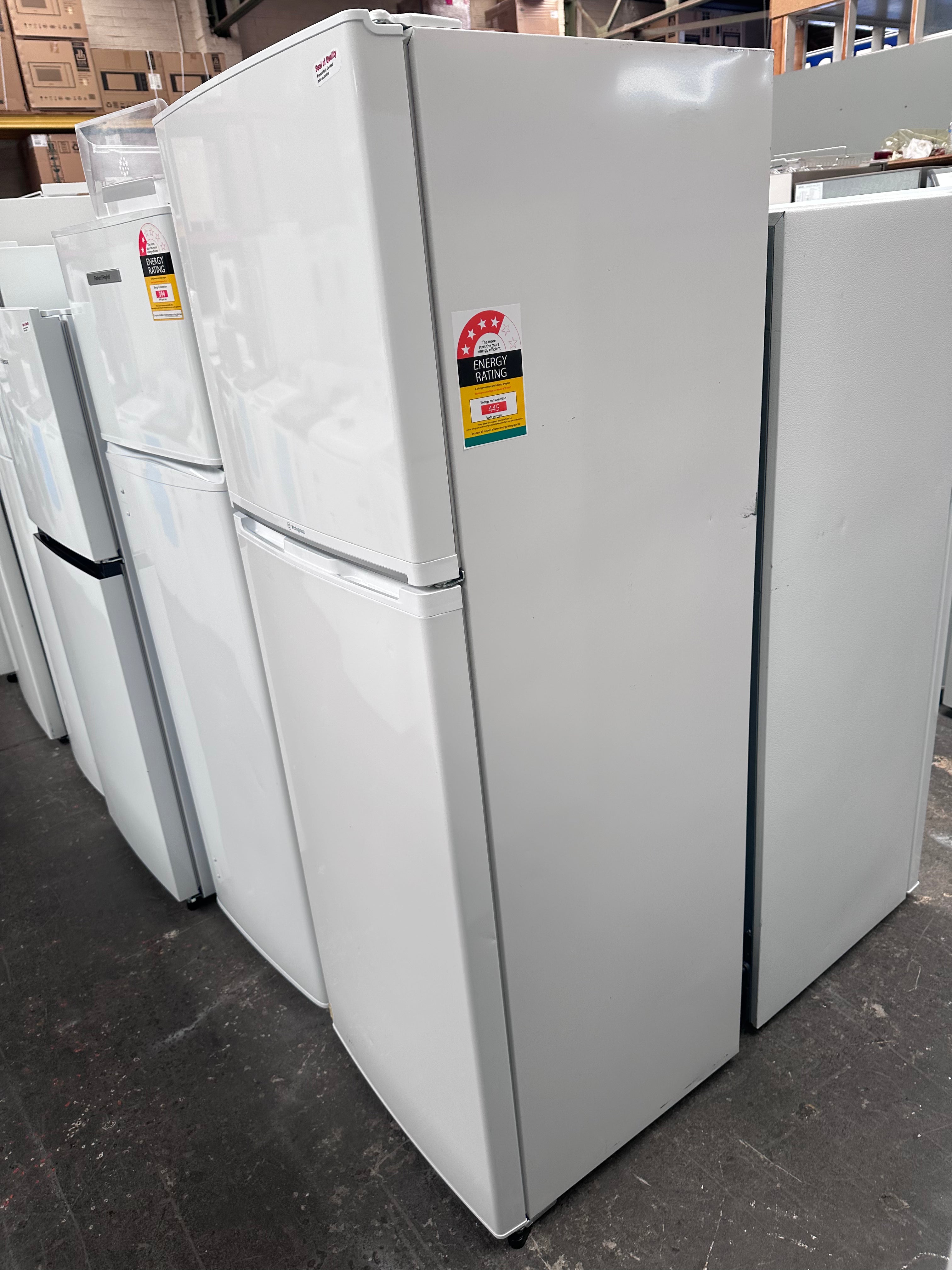 Westinghouse 340L Top Mount Refrigerator - Energy Efficient, Frost Free, Spacious Design [Certified Refurbished] - Perfect for Kitchens, Apartments & Small Homes