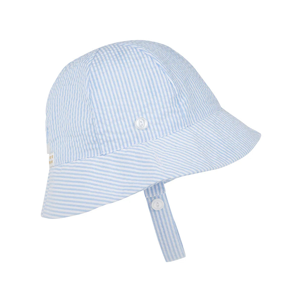 Beaufort Bucket Hat - Stylish Seersucker Sun Hat for Women & Men | UV Protection, Breathable & Lightweight | Perfect for Beach, Travel, and Outdoor Activities