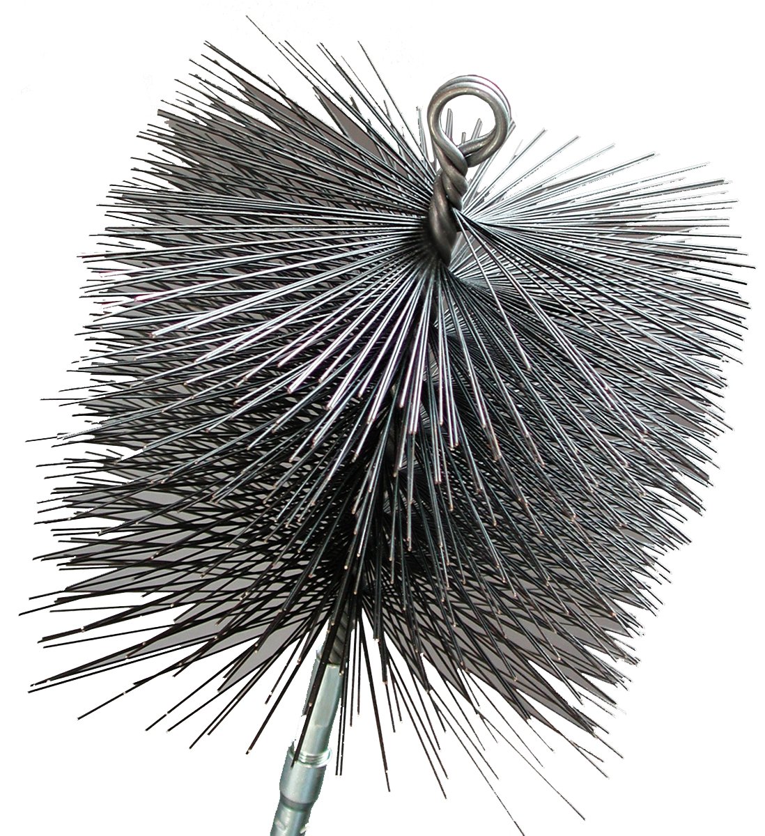 Rutland Products 16506 6-Inch Square Chimney Cleaning Brush - Heavy Duty Fireplace Soot Remover for Wood Stove & Fireplace Maintenance - Perfect for Homeowners & Professional Chimney Sweeps
