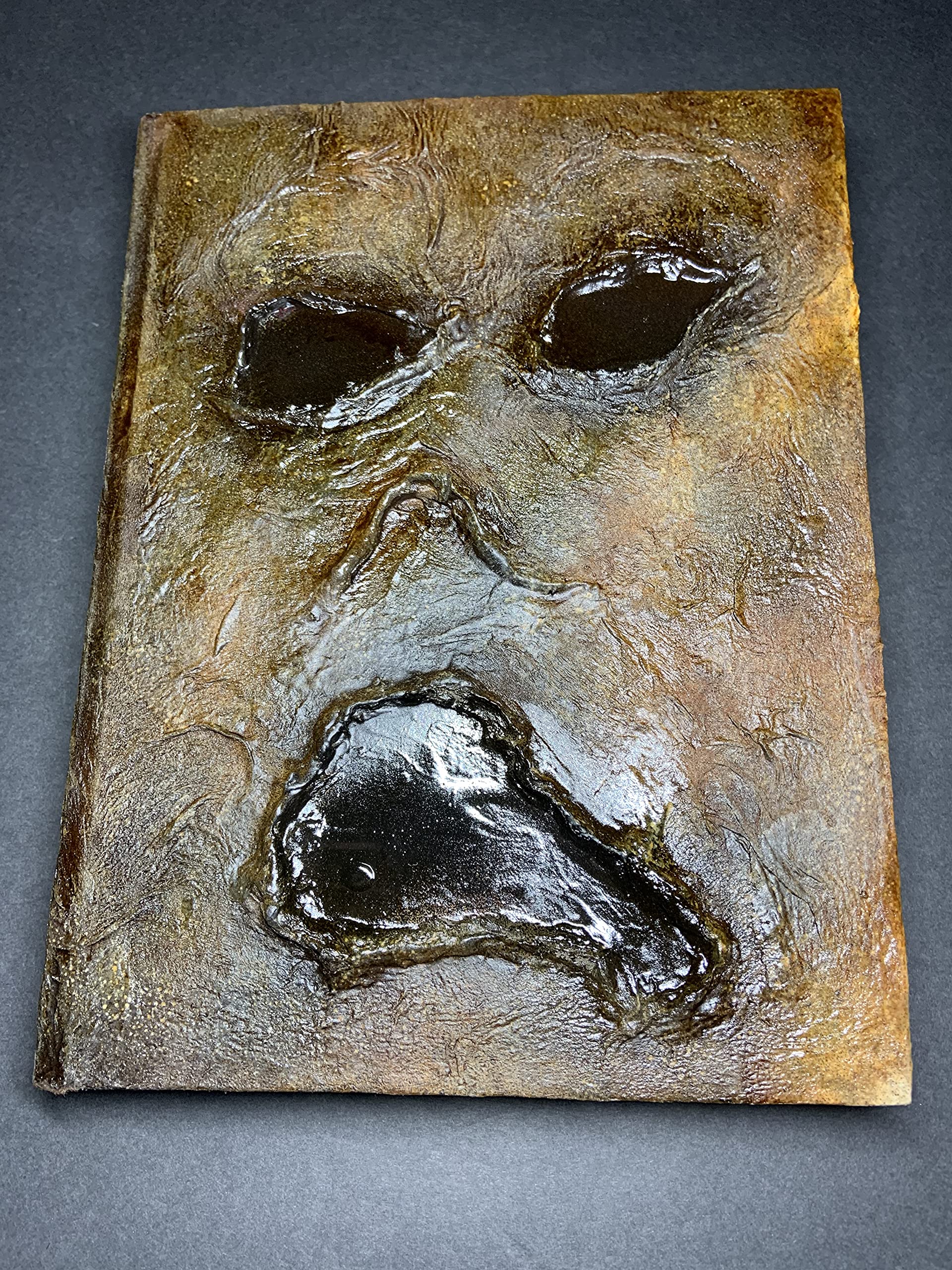 Necronomicon Book of the Dead - Evil Dead Army of Darkness & Ash vs Evil Dead Replica Prop with Wrapped Pages & Barbed Wire - Perfect for Horror Movie Collectors, Halloween Decor & Cosplay Accessories