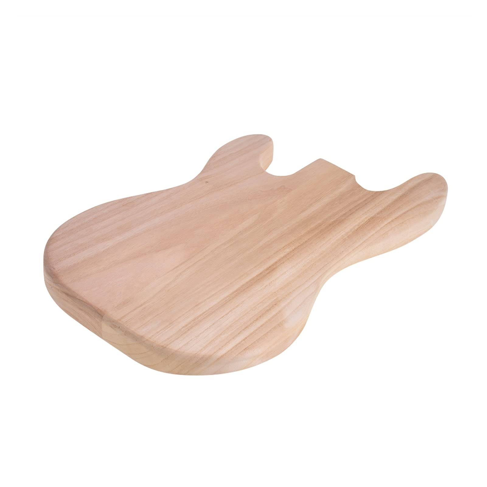 Unfinished Electric Guitar Body DIY Kit - Sycamore Wood Blank for PB Style Bass Guitars - Perfect for Custom Builds, Repair & DIY Projects - Guitar Parts & Accessories for Musicians & Luthiers