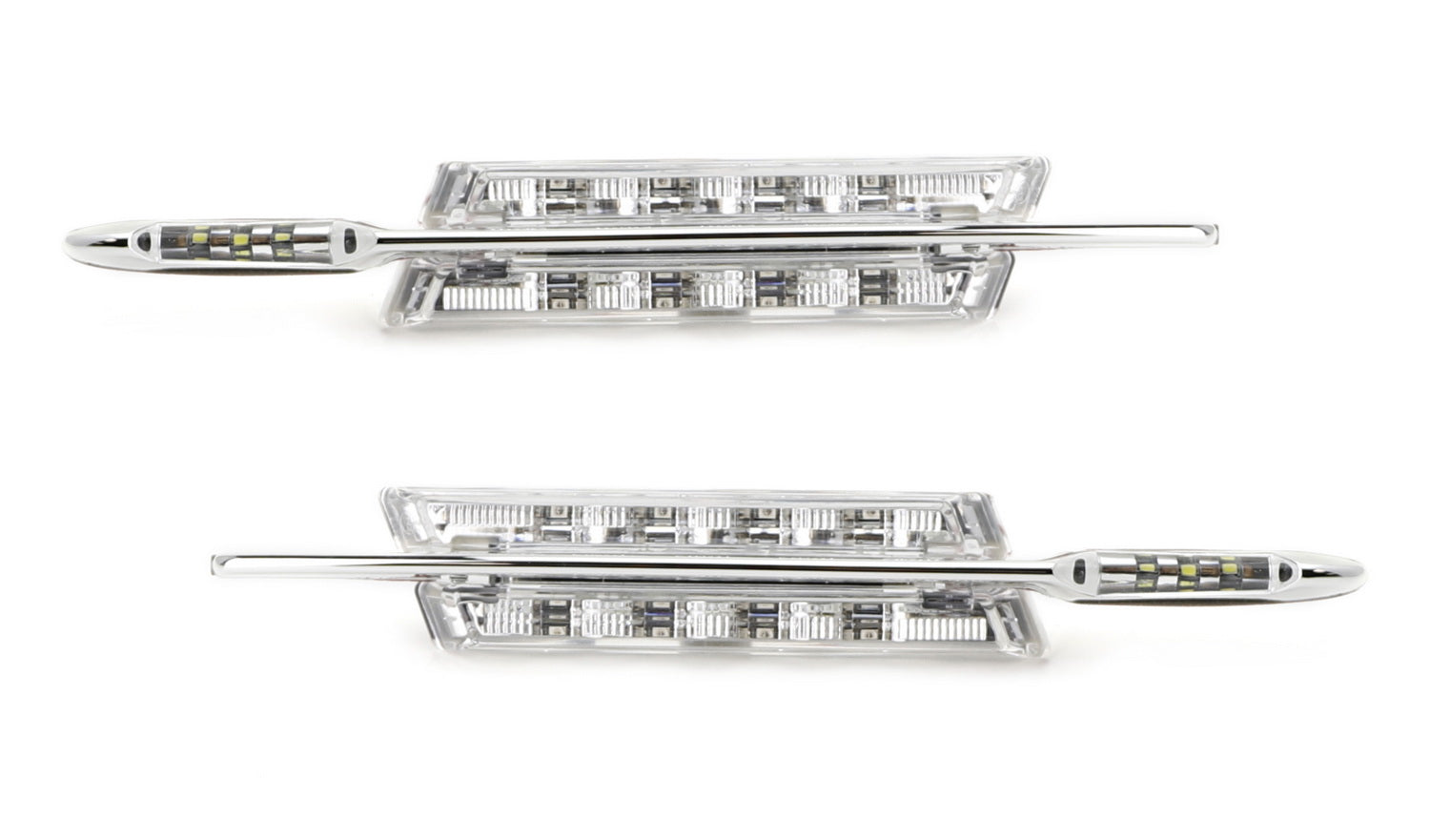 Amber/White LED Fender Side Marker Light Assembly for BMW 1 3 5 Series - Clear Lens, Durable & Bright - Perfect for Night Driving & Car Customization