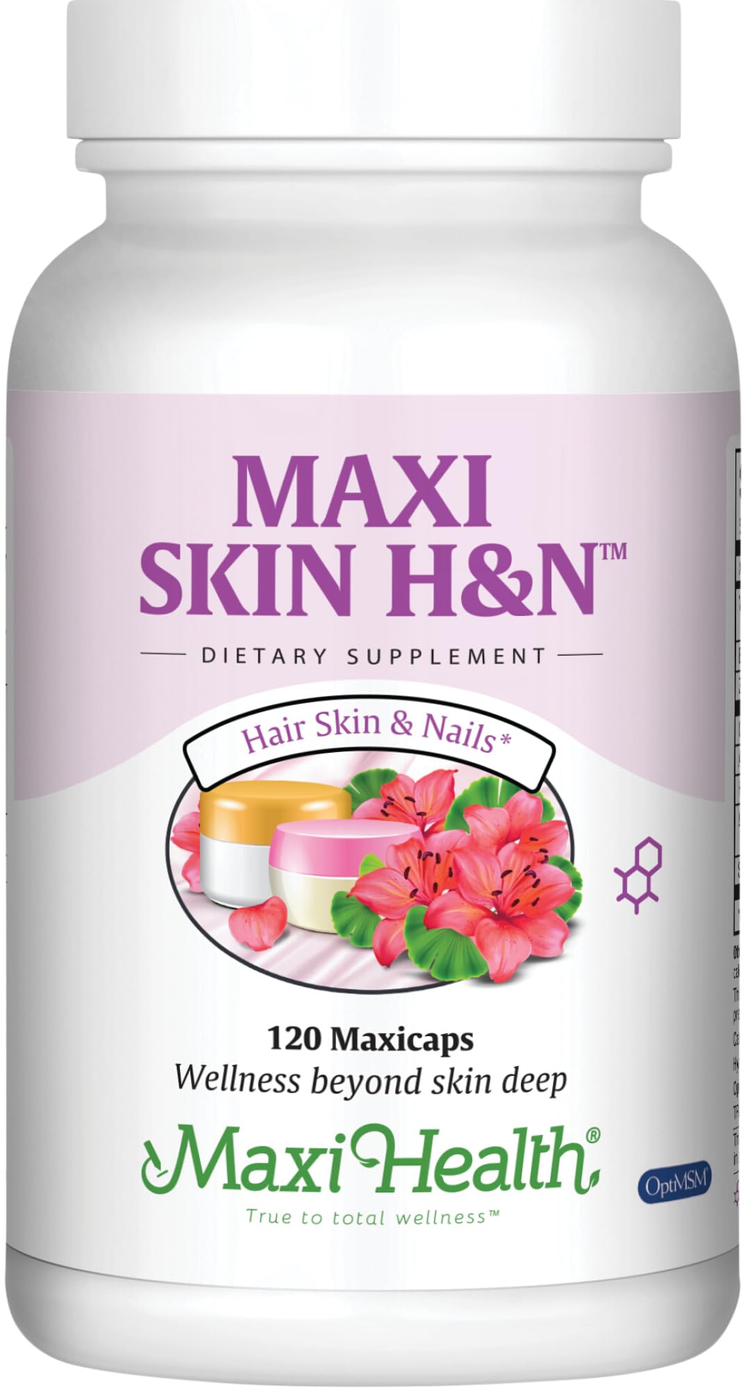 Hair, Skin & Nails Vitamins with Hyaluronic Acid, Biotin & Collagen - Hair Growth Supplement for Women & Men - Supports Healthy Hair, Strong Nails & Glowing Skin - 120 Capsules - Ideal for Daily Beauty Routine & Anti-Aging Care