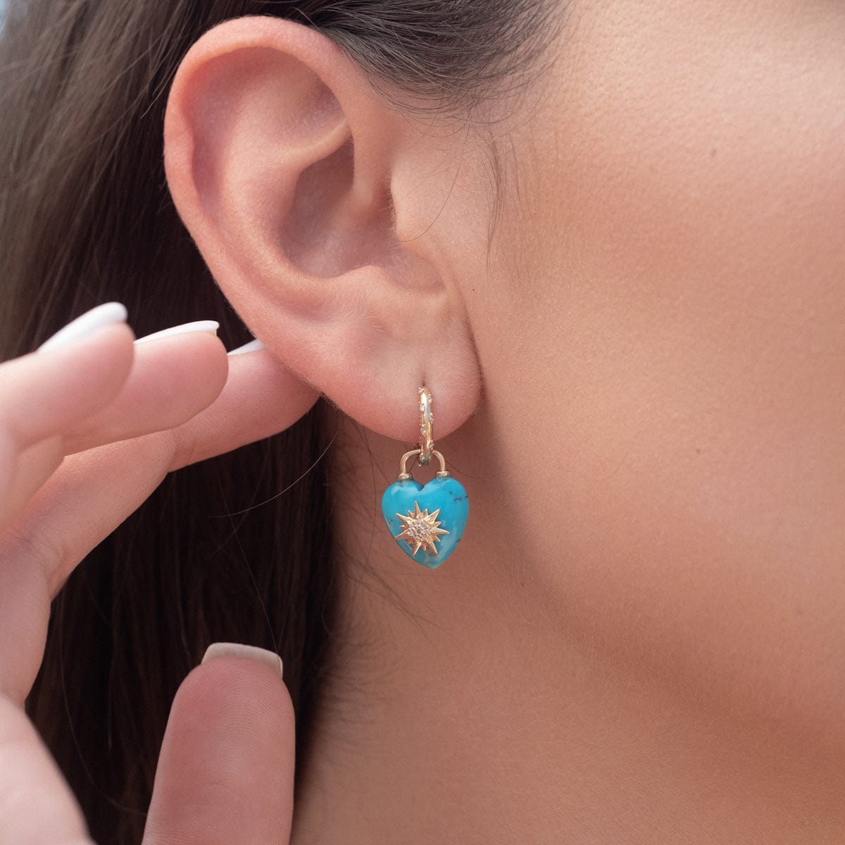 Starry Diamond Huggie Earrings for Women - Dainty Gold Hoop Earrings for Everyday Wear, Gift for Her, Perfect for Parties & Date Nights
