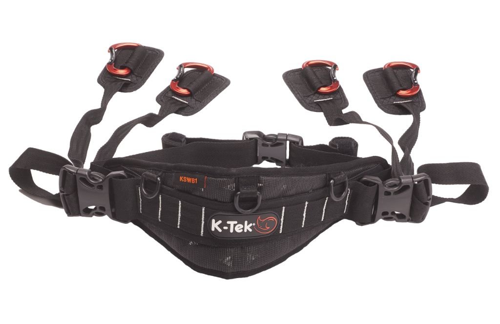 K-Tek KSWB1 Stingray Waist Belt for Audio Mixer & Recorder Bags - Hands-Free Carrying Solution for Field Recording, Live Events, and Studio Work