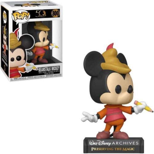Funko Pop! Disney Archives: Beanstalk Mickey #80 - Limited Edition Collectible Figure for Disney Fans & Pop Culture Enthusiasts - Perfect for Display, Gifts, and Disney Collections