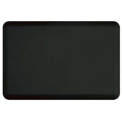Premium 3' x 2' Anti-Fatigue Wellness Mat - Black Ergonomic Floor Mat for Standing Desk, Kitchen, Office & Workstation Comfort