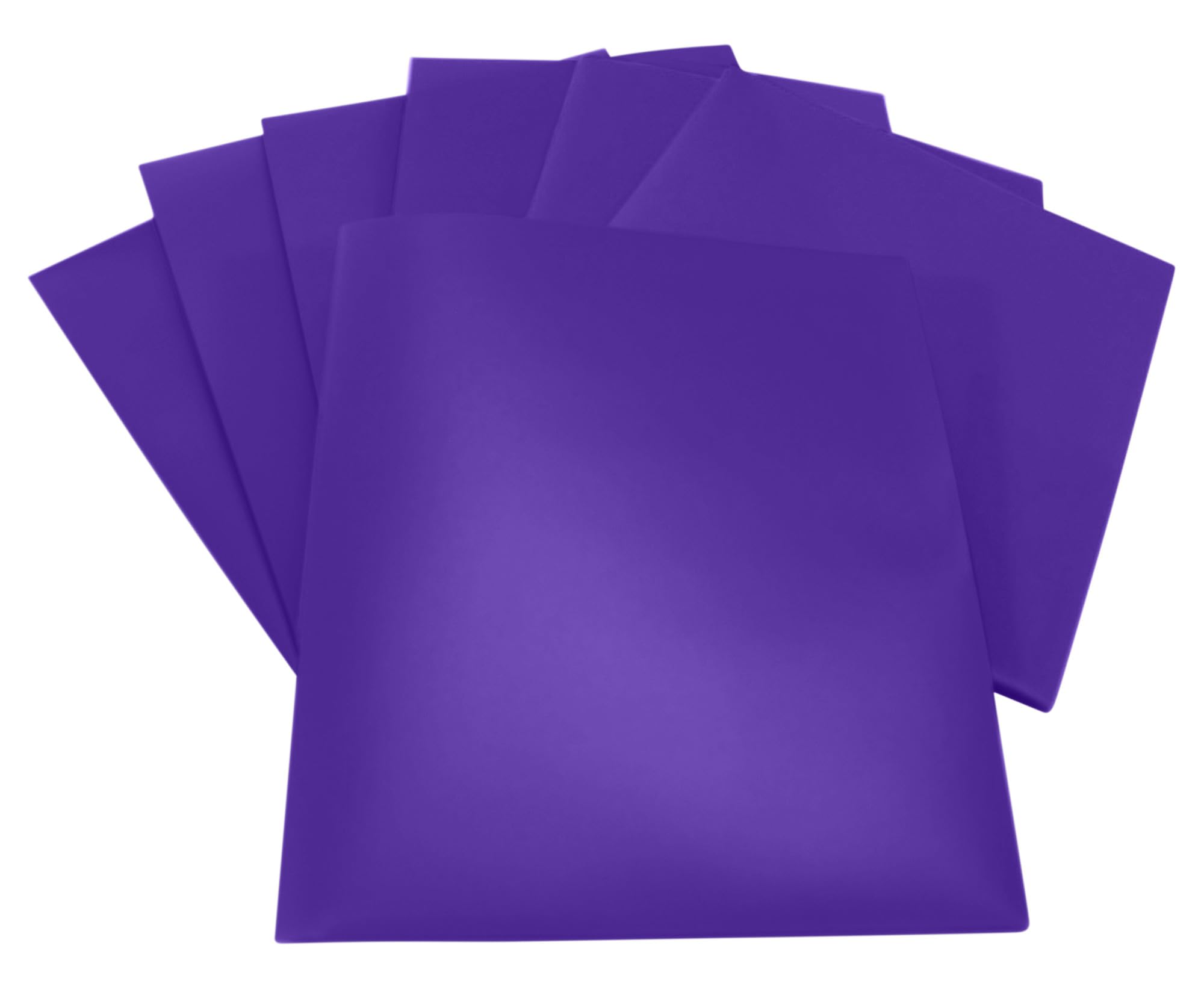 School Smart 2-Pocket Poly Folders - Purple (Pack of 25) | Durable Plastic Folders for Classroom, Office & Home Organization | Perfect for Students, Teachers & Professionals