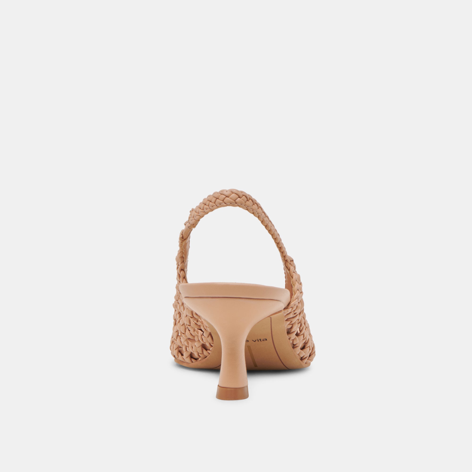 OLYMPA Women's High Heels - Stylish Woven Stella Cafe Sandals for Summer Outfits & Beach Weddings