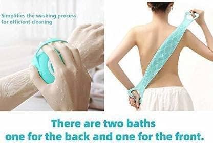 Best Body Back Scrubber for Exfoliation & Deep Cleansing - Long Handle Back Brush for Shower, Bath & Spa - Ideal for Hard-to-Reach Areas & Skin Care Routine