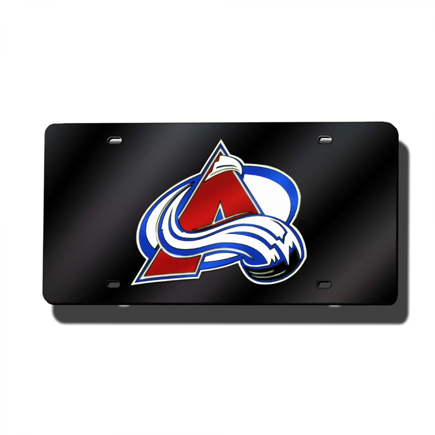 Black Avalanche License Plate Tag by Rico Industries - Durable & Stylish for Trucks, SUVs, and Off-Road Vehicles