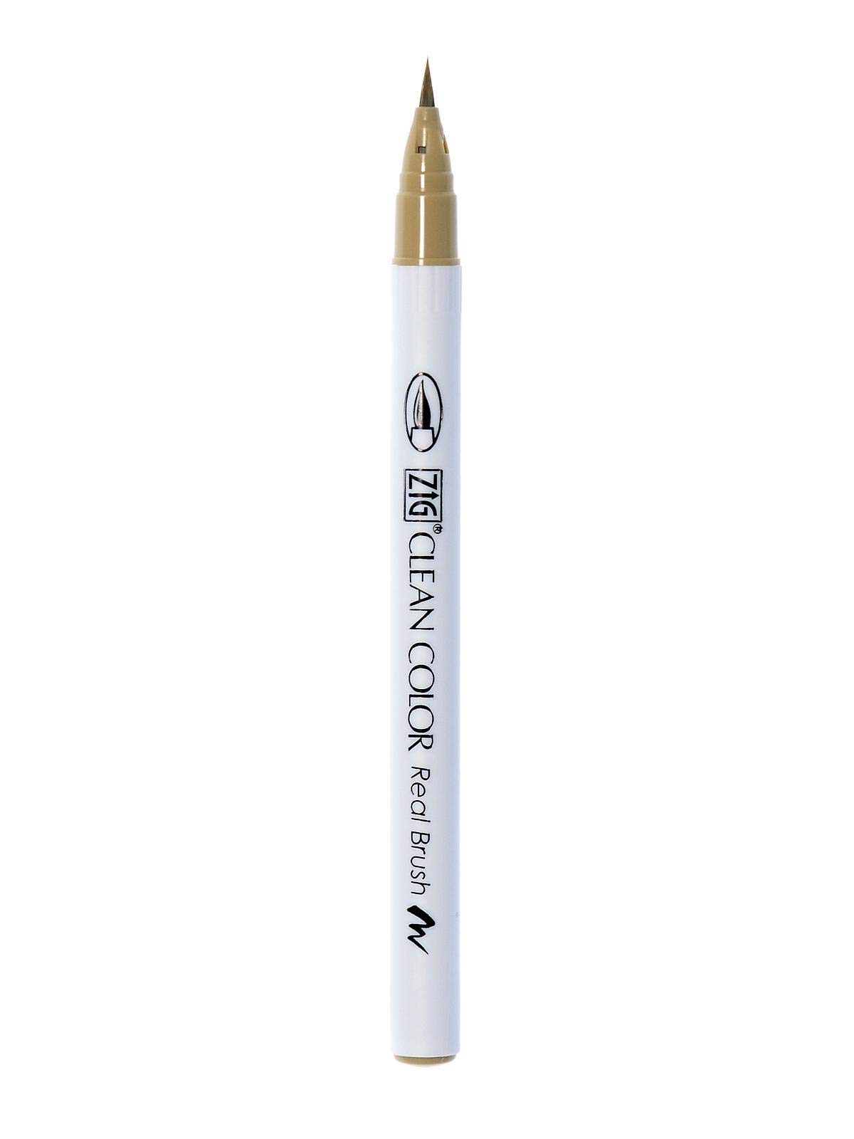 Zig Clean Color Real Brush Marker - Brick Beige (6-Pack) | Premium Alcohol-Based Brush Pens for Calligraphy, Illustration & Hand Lettering | Perfect for Artists, Designers & Craft Enthusiasts