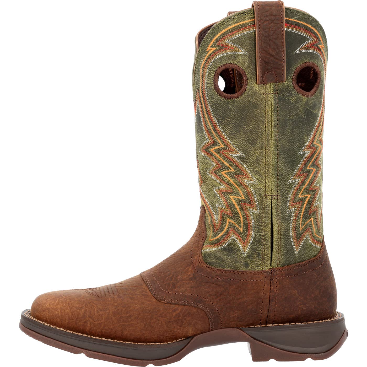 Durango Men's Rebel Western Boots - Genuine Leather Cowboy Boots for Men, Comfortable & Durable Riding Boots - Perfect for Rodeo, Country Music Festivals & Western Fashion