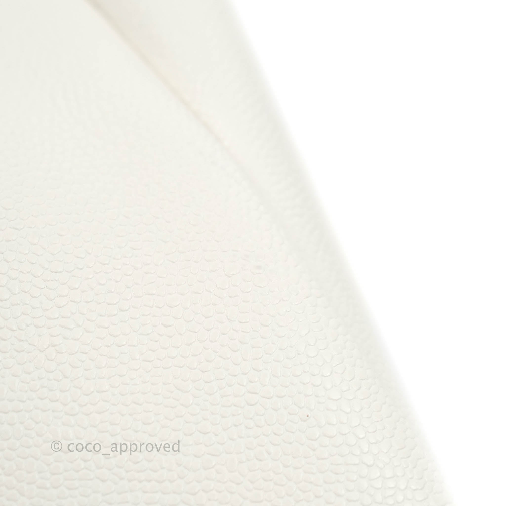 Chanel Business Affinity Drawstring Bucket Bag in White Caviar Leather with Gold Hardware - Perfect for Work, Travel & Everyday Luxury