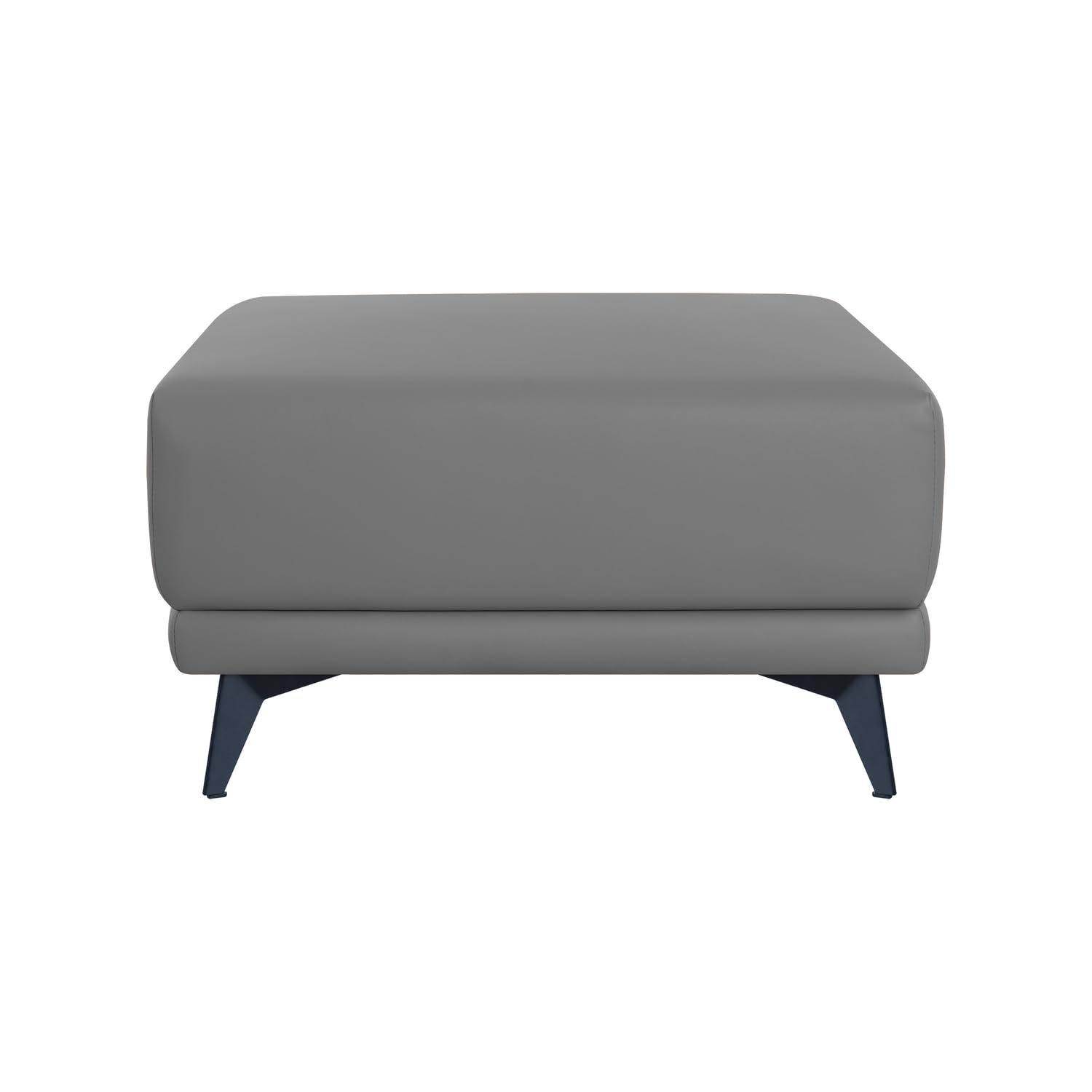 Naomi Home Dora Sectional Sofa - Pet Friendly Oversized L-Shaped Convertible 3-Seater Couch with Ottoman, High Back Design & Removable Headrest Pillows, Easy to Clean Gray Fabric for Living Room, Apartment - Perfect for Family Gatherings & Movie Nights