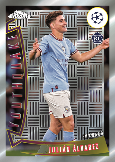 2022/23 Topps Chrome UCC Lite Single Pack - Premium Soccer Trading Cards for Collectors & Fans - Perfect for Trading, Collecting & Displaying