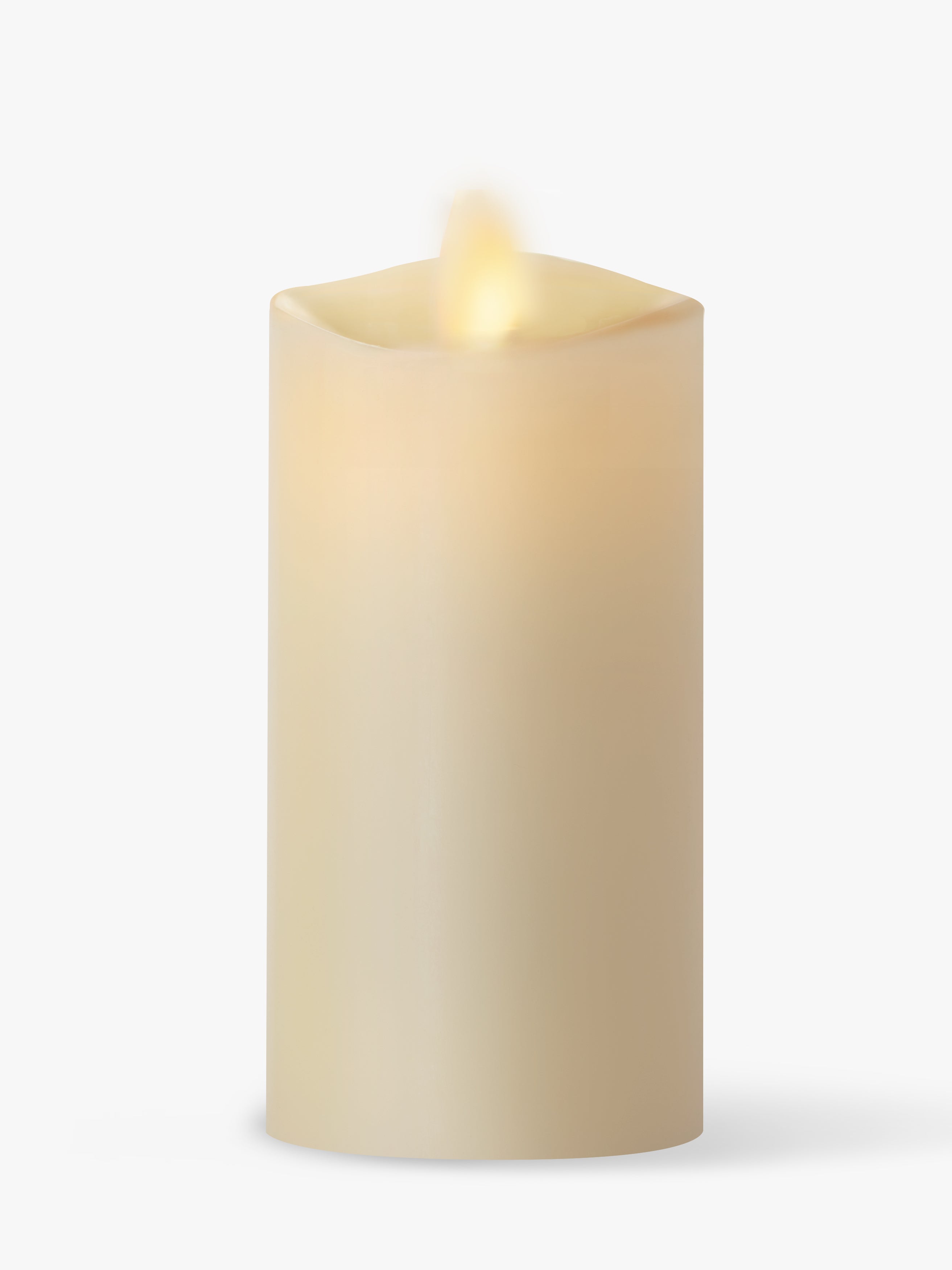 Luminara Indoor 2.0x 4.25 Ivory Slim Pillar Candle - Flameless LED Wax Candles for Home Decor, Wedding, Christmas, and Relaxation