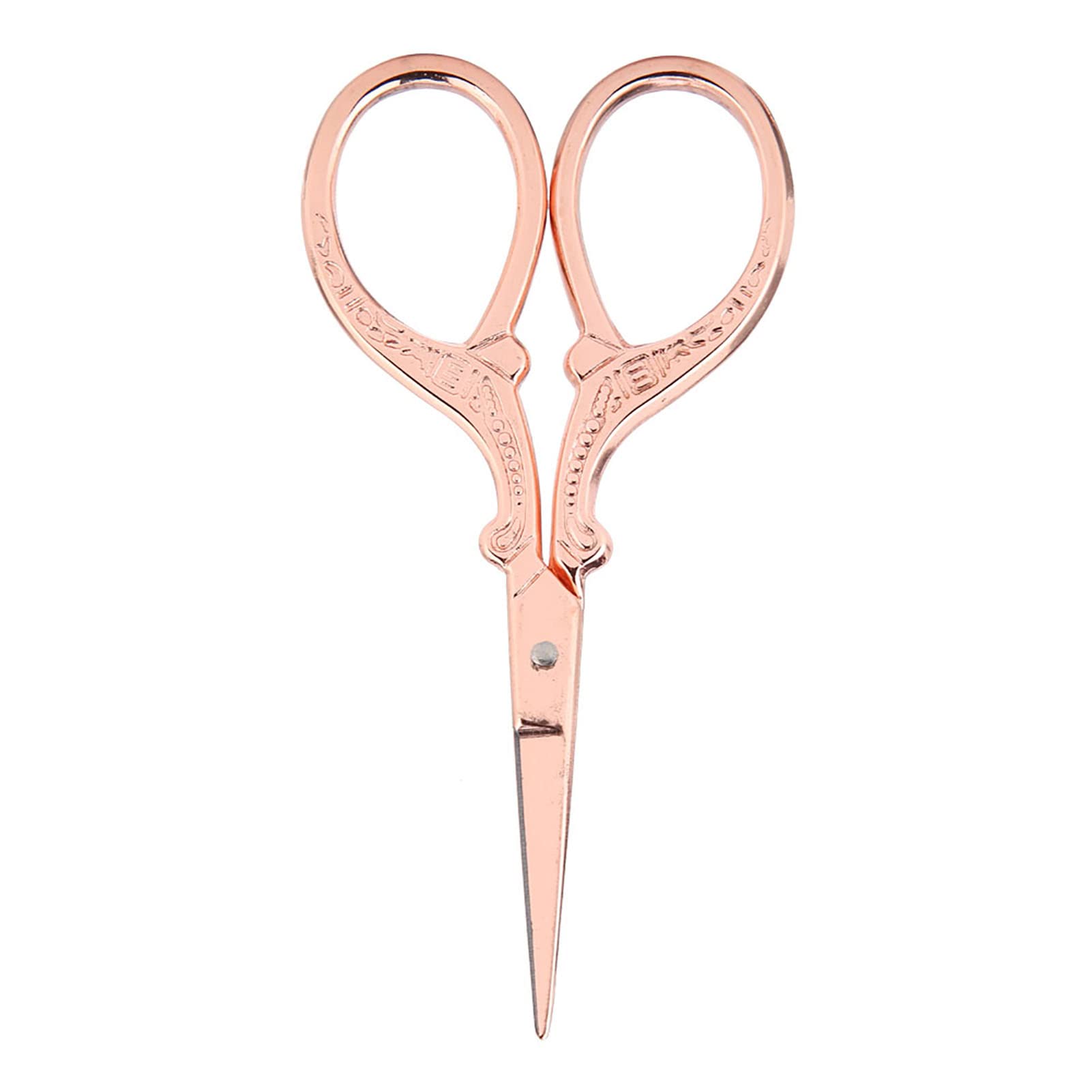 Premium Metal Embroidery Scissors - Professional Sewing & Cross-Stitch Scissors for DIY Craft, Artwork & Fabric Projects (Rose Gold) - Perfect for Quilting, Tailoring & Handmade Gift Making