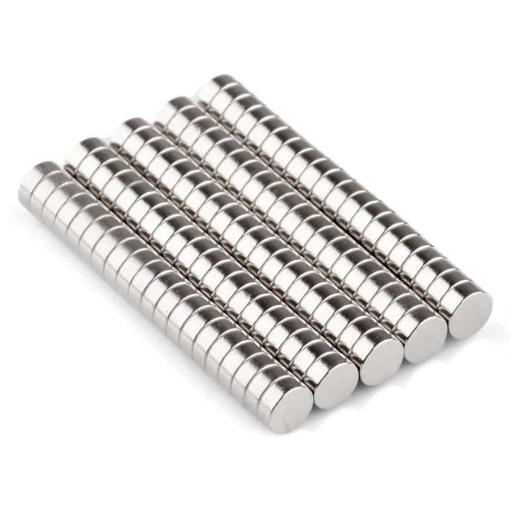 250-Piece 5x1mm DIY Refrigerator Magnets - Multi-Purpose Whiteboard Fridge Magnets for Kitchen, Office, Classroom & Bulletin Boards - Strong Hold for Photos, Notes, Maps & Decor