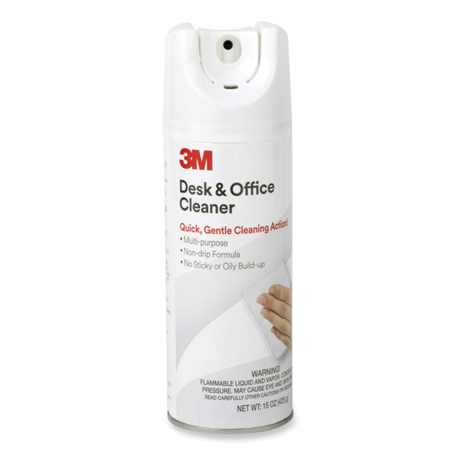 3M™ Desk and Office Spray Cleaner - 15 Oz Aerosol Spray for Quick Cleaning | Perfect for Home, Office, and School Desks | Removes Dust, Stains, and Germs | Works on Wood, Plastic, and Metal Surfaces