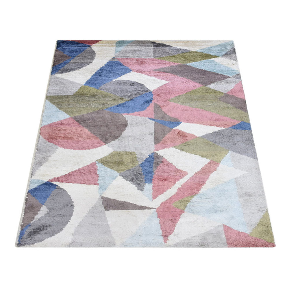 Hand Knotted Sheer Area Rug - Lightweight & Elegant for Living Room, Bedroom, or Nursery Decor
