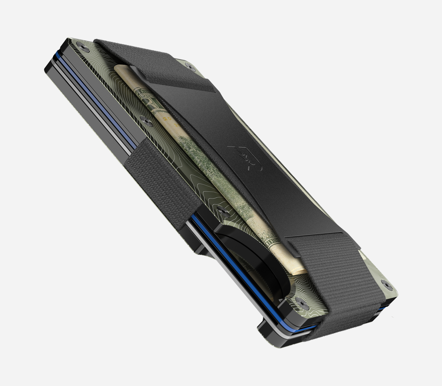 The Ridge Wallet - Minimalist Aluminum RFID Blocking Slim Wallet for Men - Perfect for Everyday Carry, Travel & Outdoor Adventures