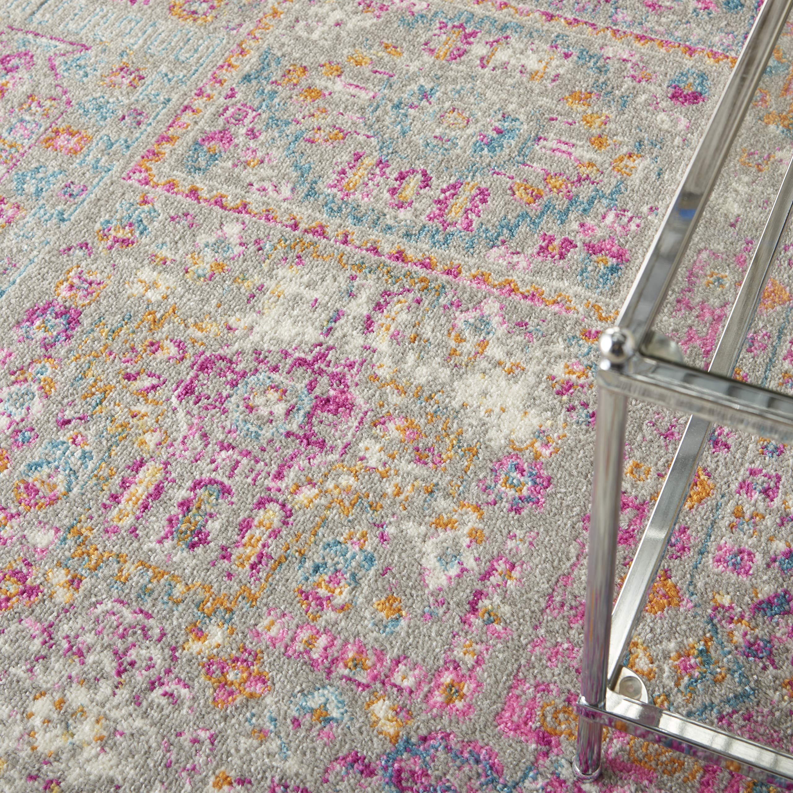 Nourison Passion Bohemian Grey/Multi 3'9