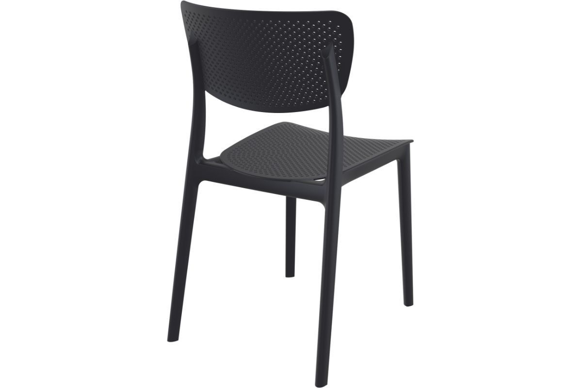Stackable Lucy Dining Chair - Indoor/Outdoor Use for Restaurants, Cafes, and Home Patios | Durable & Stylish Seating Solution