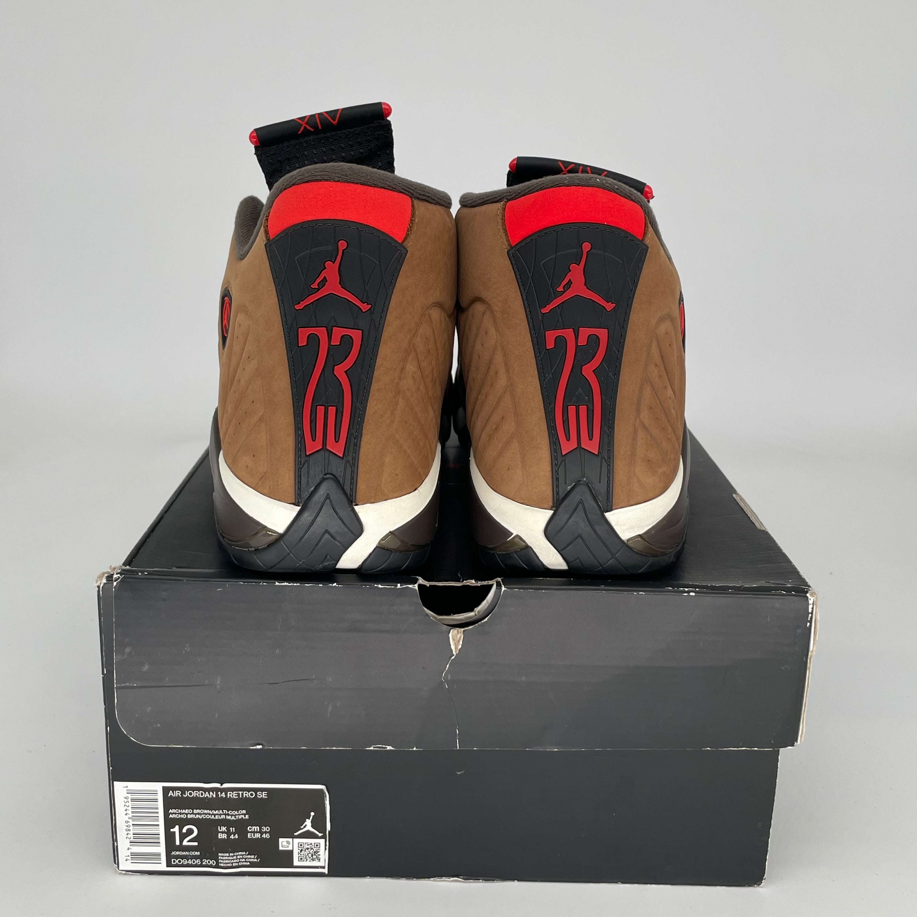 AIR JORDAN 14 WINTERIZED ARCHEO BROWN Men's Basketball Shoes - Size 12 (DO9406-200) - Cold Weather Performance Sneakers for Outdoor Sports & Streetwear Fashion