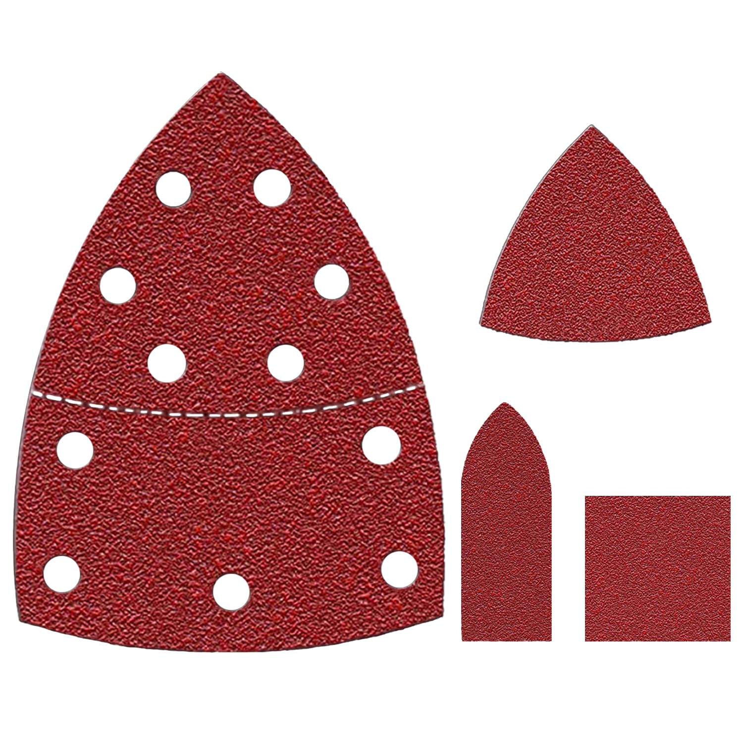160-Piece Mouse Sander Sandpaper Kit - 60/120/180/240 Grit Sanding Sheets for Detail Sander, Finger Sander & Mouse Sander Pads - Perfect for Woodworking, Furniture Refinishing & DIY Home Projects