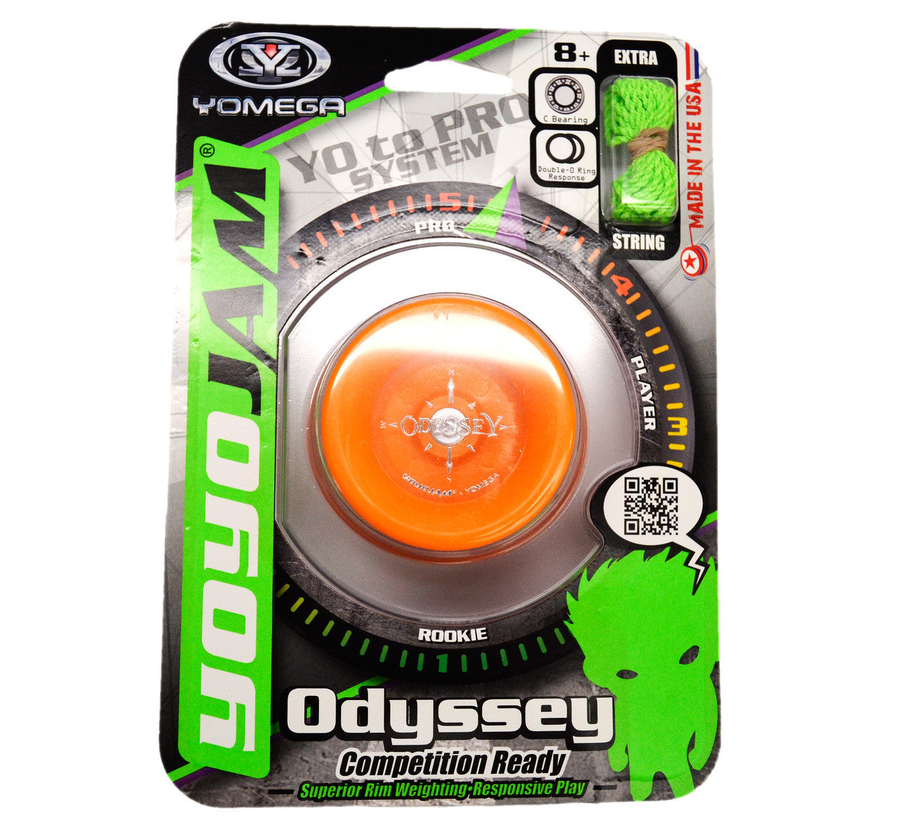 YoYoJam X Yomega Odyssey Professional Yo-Yo - High Performance Trick Yo-Yo for Beginners & Advanced Players - Perfect for Competitions, Gifts & Fun Outdoor Play