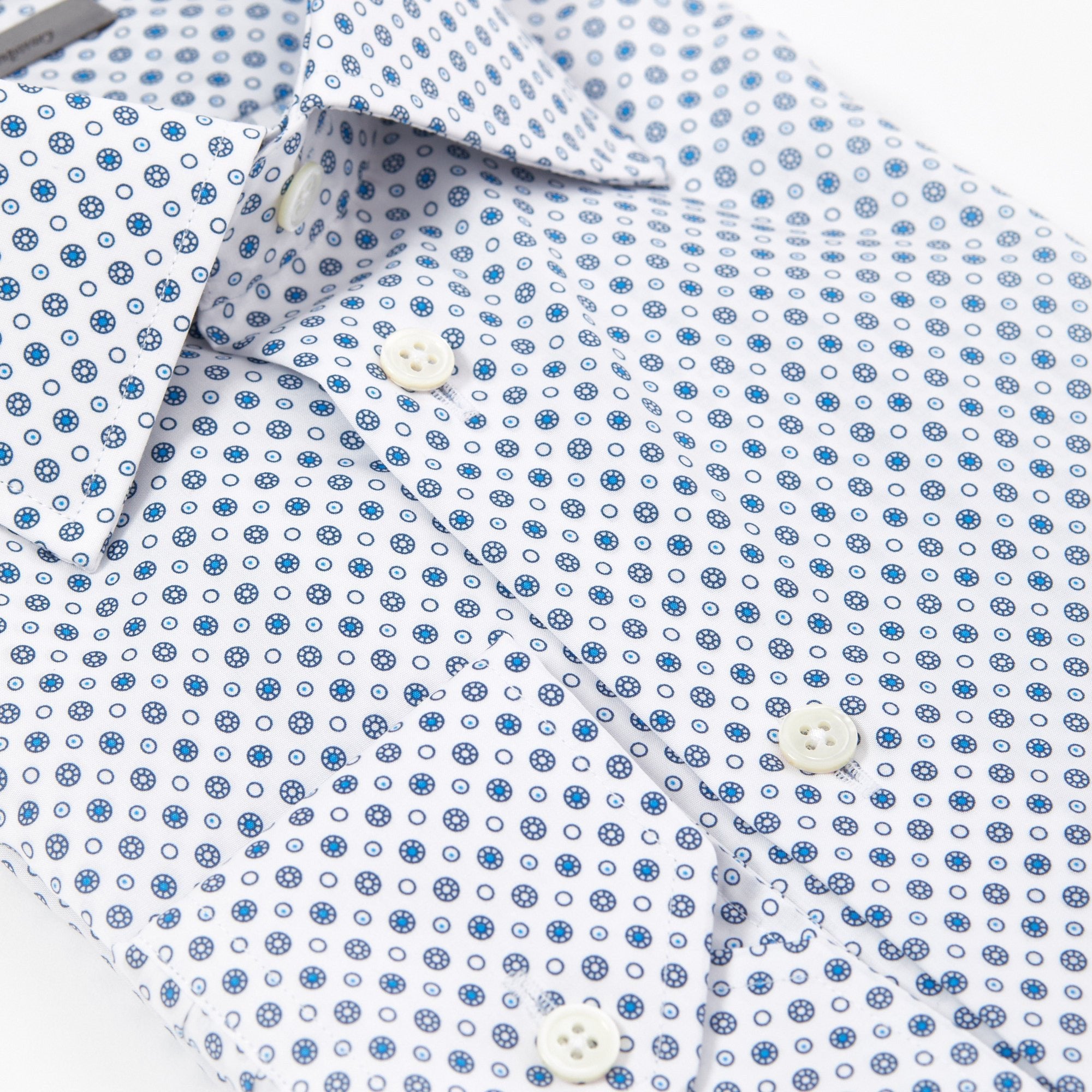 HENRY SARTORIAL Men's Casual Cotton Button Down Shirt - White | Comfortable Breathable Office & Weekend Wear for Men