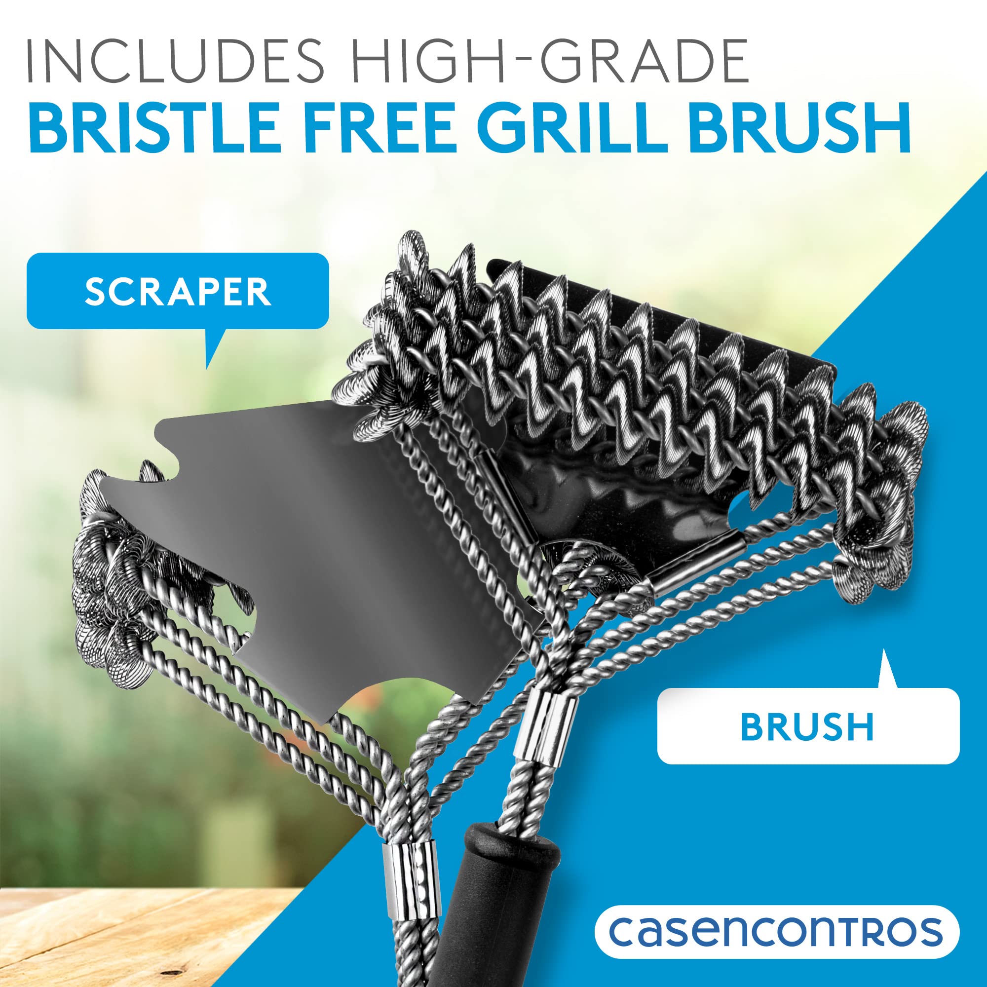 **12-Piece Blackstone Griddle Cleaning Kit - Heavy Duty Grill Scraper, Scrub Pads, Scraper Brush, Cleaning Bricks & Towels for Flat Top Grill Maintenance | Perfect for Outdoor Cooking & Backyard BBQs**
