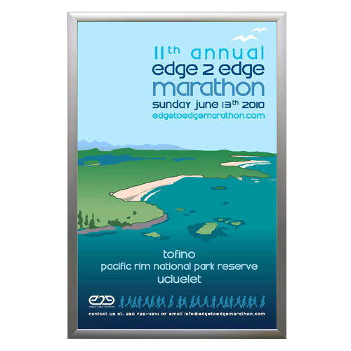 11x14 SwingSnaps Poster Snap Frames - 1 1/4 Inch Profile for Mounted Graphics - Perfect for Art Displays, Photo Exhibits, and Office Decor