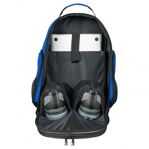 KR Strikeforce Royal Flush Bowling Backpack - Durable & Spacious for Bowling Balls, Shoes & Accessories | Perfect for League Play, Tournaments & Practice Sessions
