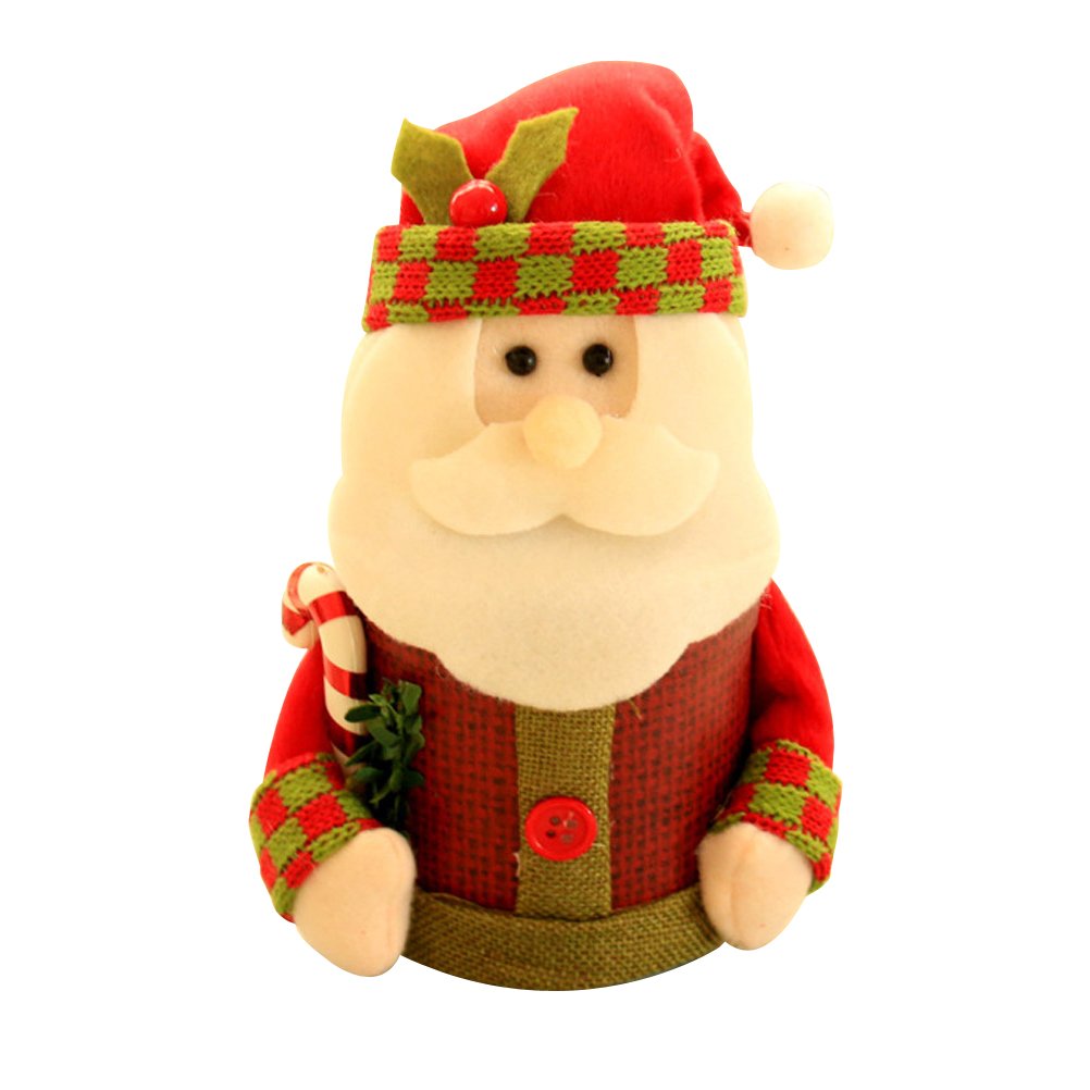 PRETYZOOM Christmas Candy Jar with Santa Claus Design - Creative Holiday Candy Container & Chocolate Gift Box for Christmas Decorations - Perfect for Holiday Parties, Home Decor & Festive Gift Giving